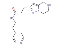 N-[2-(4-pyridinyl)ethyl]-3-(4,5,6,7-tetrahydropyrazolo[1,5-a]pyrazin-2-yl)propanamide dihydrochloride