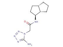 2-(5-amino-1H-tetrazol-1-yl)-N-[(1S*,3aS*,6aS*)-octahydropentalen-1-yl]acetamide