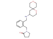 1-{2-[(1,9-dioxaspiro[5.5]undec-4-ylamino)methyl]benzyl}pyrrolidin-2-one