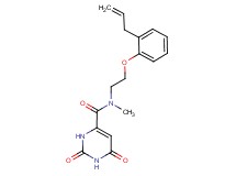 N-[2-(2-allylphenoxy)ethyl]-N-methyl-2,6-dioxo-1,2,3,6-tetrahydropyrimidine-4-carboxamide