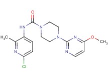 N-(6-chloro-2-methylpyridin-3-yl)-4-(4-methoxypyrimidin-2-yl)piperazine-1-carboxamide