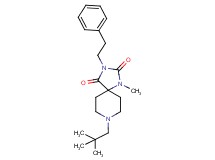 8-(2,2-dimethylpropyl)-1-methyl-3-(2-phenylethyl)-1,3,8-triazaspiro[4.5]decane-2,4-dione