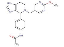 N-(4-{5-[(2-methoxypyrimidin-5-yl)methyl]-4,5,6,7-tetrahydro-1H-imidazo[4,5-c]pyridin-4-yl}phenyl)acetamide