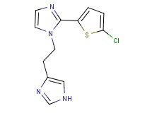 2-(5-chloro-2-thienyl)-1-[2-(1H-imidazol-4-yl)ethyl]-1H-imidazole