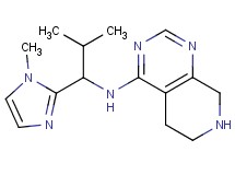 N-[2-methyl-1-(1-methyl-1H-imidazol-2-yl)propyl]-5,6,7,8-tetrahydropyrido[3,4-d]pyrimidin-4-amine