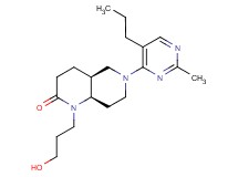 (4aS*,8aR*)-1-(3-hydroxypropyl)-6-(2-methyl-5-propylpyrimidin-4-yl)octahydro-1,6-naphthyridin-2(1H)-one