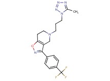 5-[3-(5-methyl-1H-tetrazol-1-yl)propyl]-3-[4-(trifluoromethyl)phenyl]-4,5,6,7-tetrahydroisoxazolo[4,5-c]pyridine