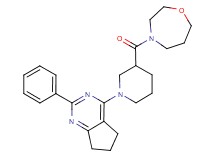4-[3-(1,4-oxazepan-4-ylcarbonyl)piperidin-1-yl]-2-phenyl-6,7-dihydro-5H-cyclopenta[d]pyrimidine