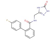 4'-fluoro-N-[(5-oxo-4,5-dihydro-1H-1,2,4-triazol-3-yl)methyl]biphenyl-2-carboxamide