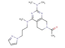 7-acetyl-N~2~,N~2~,N~4~-trimethyl-N~4~-[3-(1H-pyrazol-1-yl)propyl]-5,6,7,8-tetrahydropyrido[3,4-d]pyrimidine-2,4-diamine