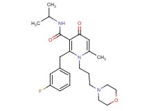2-(3-fluorobenzyl)-N-isopropyl-6-methyl-1-[3-(4-morpholinyl)propyl]-4-oxo-1,4-dihydro-3-pyridinecarboxamide