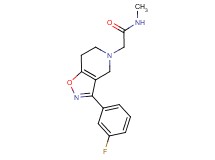 2-[3-(3-fluorophenyl)-6,7-dihydroisoxazolo[4,5-c]pyridin-5(4H)-yl]-N-methylacetamide