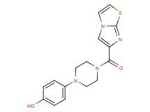 4-[4-(imidazo[2,1-b][1,3]thiazol-6-ylcarbonyl)-1-piperazinyl]phenol