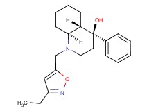 (4S*,4aS*,8aS*)-1-[(3-ethyl-5-isoxazolyl)methyl]-4-phenyldecahydro-4-quinolinol