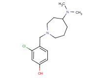 3-chloro-4-{[4-(dimethylamino)-1-azepanyl]methyl}phenol