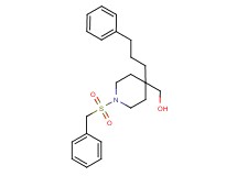 [1-(benzylsulfonyl)-4-(3-phenylpropyl)-4-piperidinyl]methanol