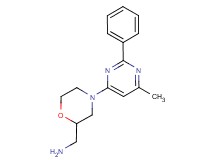 1-[4-(6-methyl-2-phenylpyrimidin-4-yl)morpholin-2-yl]methanamine