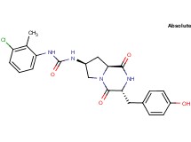 N-(3-chloro-2-methylphenyl)-N'-[(3R,7S,8aS)-3-(4-hydroxybenzyl)-1,4-dioxooctahydropyrrolo[1,2-a]pyrazin-7-yl]urea