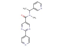 N-methyl-2-pyridin-4-yl-N-(1-pyridin-3-ylethyl)pyrimidine-5-carboxamide