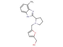 (5-{[2-(4-methyl-1H-benzimidazol-2-yl)pyrrolidin-1-yl]methyl}-2-furyl)methanol