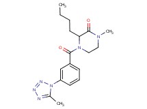 3-butyl-1-methyl-4-[3-(5-methyl-1H-tetrazol-1-yl)benzoyl]-2-piperazinone