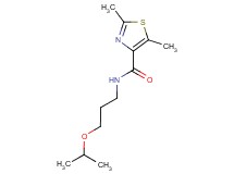N-(3-isopropoxypropyl)-2,5-dimethyl-1,3-thiazole-4-carboxamide