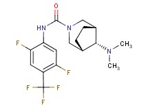 (8-syn)-N-[2,5-difluoro-4-(trifluoromethyl)phenyl]-8-(dimethylamino)-3-azabicyclo[3.2.1]octane-3-carboxamide