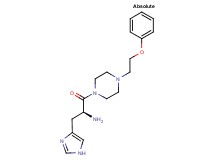 {(1S)-1-(1H-imidazol-4-ylmethyl)-2-oxo-2-[4-(2-phenoxyethyl)-1-piperazinyl]ethyl}amine dihydrochloride