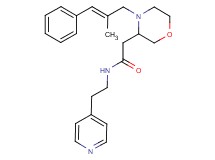 2-{4-[(2E)-2-methyl-3-phenyl-2-propen-1-yl]-3-morpholinyl}-N-[2-(4-pyridinyl)ethyl]acetamide
