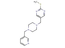 2-(methylthio)-5-{[4-(pyridin-3-ylmethyl)piperazin-1-yl]methyl}pyrimidine