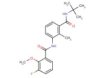 N-{3-[(tert-butylamino)carbonyl]-2-methylphenyl}-3-fluoro-2-methoxybenzamide