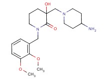 3-[(4-aminopiperidin-1-yl)methyl]-1-(2,3-dimethoxybenzyl)-3-hydroxypiperidin-2-one