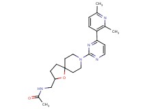 N-({8-[4-(2,6-dimethylpyridin-3-yl)pyrimidin-2-yl]-1-oxa-8-azaspiro[4.5]dec-2-yl}methyl)acetamide
