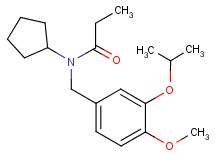 N-cyclopentyl-N-(3-isopropoxy-4-methoxybenzyl)propanamide