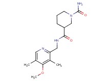 N~3~-[(4-methoxy-3,5-dimethyl-2-pyridinyl)methyl]-1,3-piperidinedicarboxamide