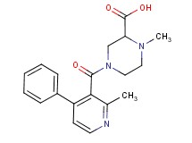 1-methyl-4-[(2-methyl-4-phenylpyridin-3-yl)carbonyl]piperazine-2-carboxylic acid