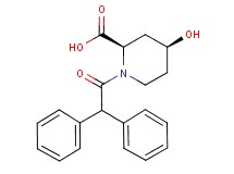 (2R*,4S*)-1-(diphenylacetyl)-4-hydroxypiperidine-2-carboxylic acid