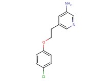 5-[2-(4-chlorophenoxy)ethyl]pyridin-3-amine