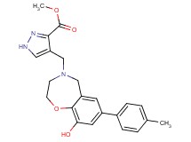 methyl 4-{[9-hydroxy-7-(4-methylphenyl)-2,3-dihydro-1,4-benzoxazepin-4(5H)-yl]methyl}-1H-pyrazole-3-carboxylate