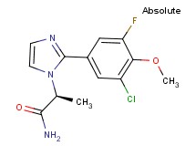 (2S)-2-[2-(3-chloro-5-fluoro-4-methoxyphenyl)-1H-imidazol-1-yl]propanamide