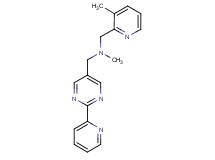 N-methyl-1-(3-methylpyridin-2-yl)-N-[(2-pyridin-2-ylpyrimidin-5-yl)methyl]methanamine