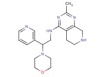 2-methyl-N-(2-morpholin-4-yl-2-pyridin-3-ylethyl)-5,6,7,8-tetrahydropyrido[3,4-d]pyrimidin-4-amine