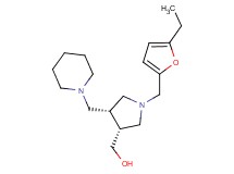 [(3R*,4R*)-1-[(5-ethyl-2-furyl)methyl]-4-(piperidin-1-ylmethyl)pyrrolidin-3-yl]methanol