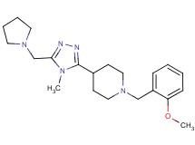 1-(2-methoxybenzyl)-4-[4-methyl-5-(pyrrolidin-1-ylmethyl)-4H-1,2,4-triazol-3-yl]piperidine