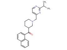 {1-[(2-isopropylpyrimidin-4-yl)methyl]piperidin-3-yl}(1-naphthyl)methanone