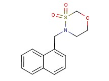 4-(1-naphthylmethyl)-1,3,4-oxathiazinane 3,3-dioxide