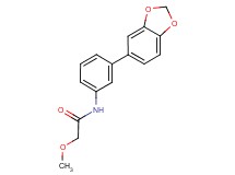 N-[3-(1,3-benzodioxol-5-yl)phenyl]-2-methoxyacetamide
