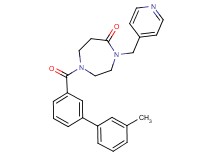 1-[(3'-methyl-3-biphenylyl)carbonyl]-4-(4-pyridinylmethyl)-1,4-diazepan-5-one