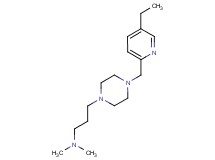 (3-{4-[(5-ethylpyridin-2-yl)methyl]piperazin-1-yl}propyl)dimethylamine