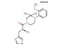 {(1S)-1-(1H-imidazol-4-ylmethyl)-2-[4-(2-methoxyphenyl)-3,3-dimethyl-1-piperazinyl]-2-oxoethyl}amine dihydrochloride